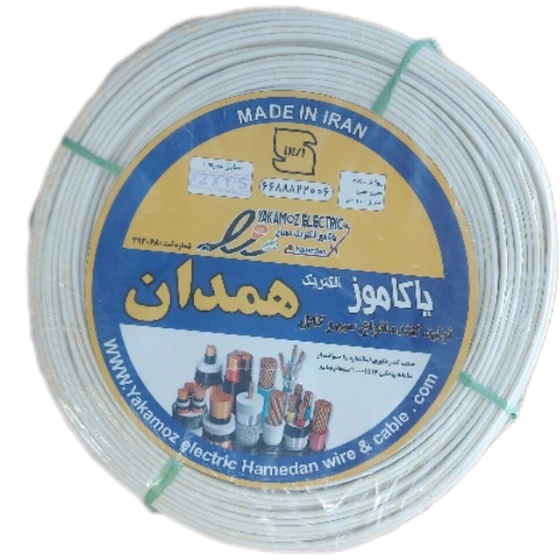 سیم نایلون برق افشان ۲ در ۱.۵ تمام مس مناسب سیمکشی ساختمان