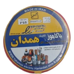 سیم برق افشان ۱ در ۱.۵ تمام مس، مناسب سیم‌کشی ساختمان، نمای نزدیک از رشته‌های 100 متری