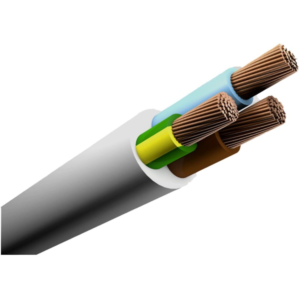 کابل برق ساختمانی چند رشته با روکش PVC مناسب تأسیسات داخلی ساختمان